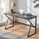 Wood and Metal Computer Desk – مكتب كمبيوتر خشب ومعدن