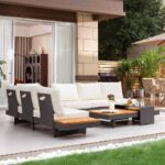 New Havana G Outdoor Furniture Set – Wood & Metal Weather-Resistant Seating