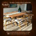 Italian Dining Table – Rustic Wood Finish Modern Dining Table