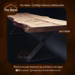 Zoom Dining Table (Monteverde) – Solid Wood & Metal X-Leg