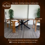 X Star Dining Table – Outdoor Solid Wood & Metal Table