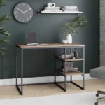 Wood & Metal Home Office – Industrial Computer Desk - Image 2