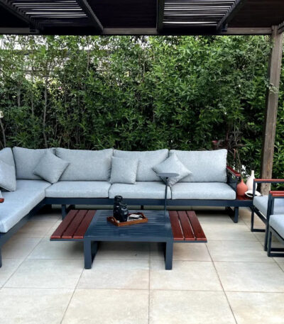 Havana LL – Luxury Outdoor Wood & Metal Furniture Set – طقم أثاث خارجي فاخر خشب ومعدن
