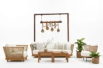 "Fiji Modern Outdoor Sofa & Seating Set – طقم جلسة خارجية عصرية