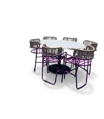 طقم طاولة وكراسي بار مودرن - Premium Industrial Bar Table and Chair Set