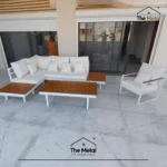 Terran – Luxury Outdoor Wood & Metal Furniture Set - Image 2