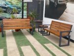 Urban Street Bench مقعد حدائق مودرن للمساحات الخارجية والمدن (بانش)