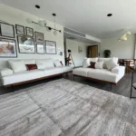 Laura U Outdoor Sofa – Modern Wood & Metal Design - Image 2