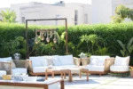 Fiji Outdoor Set — Modern Pine Wood Outdoor Sofa - Image 2