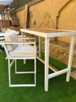 Terran Bar Stool – Modern Steel & Aluminum Design - Image 2