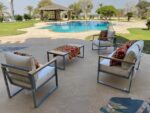 "Santorini Outdoor Furniture Set" - طقم جلسة خارجية فاخرة