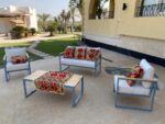 "Santorini Outdoor Furniture Set" - طقم جلسة خارجية فاخرة