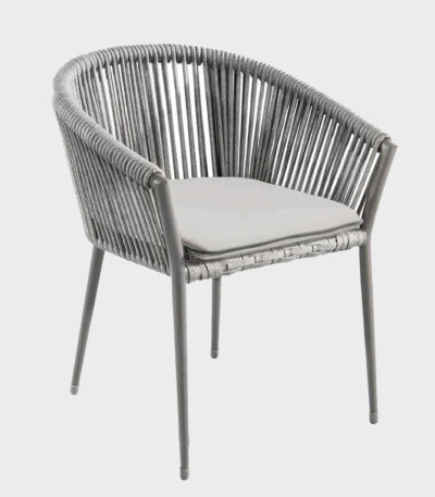 Rustic Rope Metal Chair كرسي معدني بالحبل الروستيك