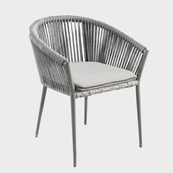 Rustic Rope Metal Chair كرسي معدني بالحبل الروستيك