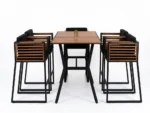 "Haya Outdoor Dining Table - طقم طاولة طعام خارجية