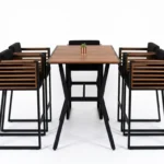 "Haya Outdoor Dining Table - طقم طاولة طعام خارجية