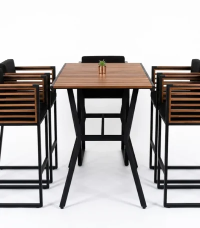 "Haya Outdoor Dining Table - طقم طاولة طعام خارجية