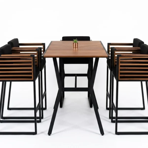 "Haya Outdoor Dining Table - طقم طاولة طعام خارجية