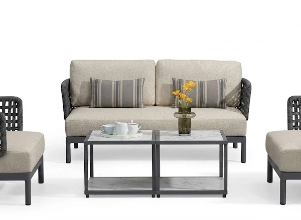 "Seashell Luxury Outdoor Seating Set - طقم جلسة خارجية فاخرة