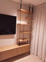 "TV Library" Wall Unit مكتبة تليفزيون ووحدة حائط مودرن