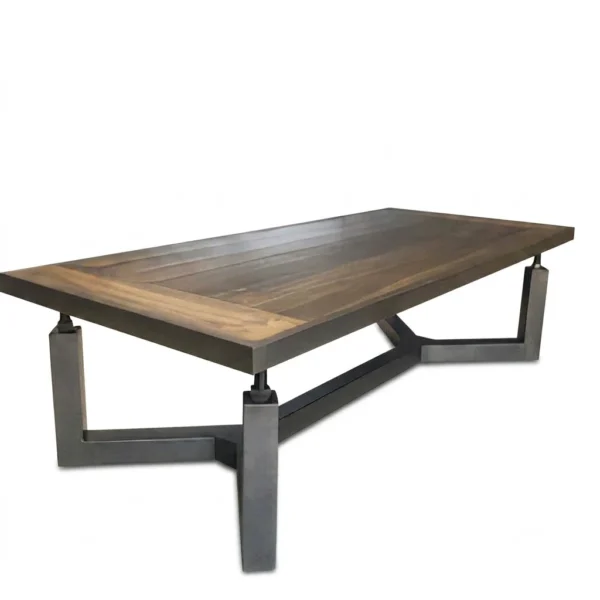 طاولة وسط هيمالايا مودرن - Himalaya Center Table – Natural Wood & Metal
