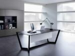 "Industrial Rustic" Writing Table مكتب كمبيوتر ودراسة – خشب ومعدن