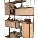 "Norma" Bookshelf مكتبة ووحدة أرفف مودرن للمساحات الصغيرة