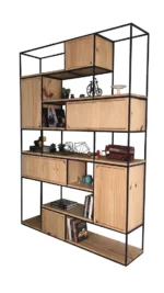 "Norma" Bookshelf مكتبة ووحدة أرفف مودرن للمساحات الصغيرة