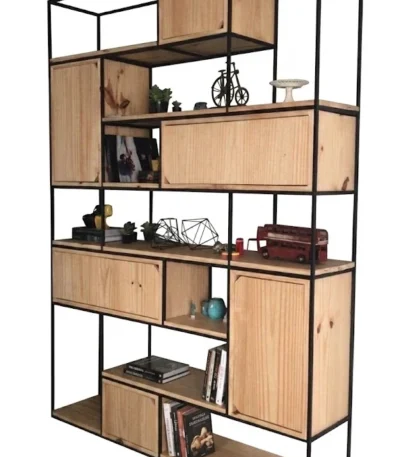 "Norma" Bookshelf مكتبة ووحدة أرفف مودرن للمساحات الصغيرة