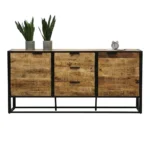 "Industrial" Sideboard بوفيه مودرن – خشب ومعدن