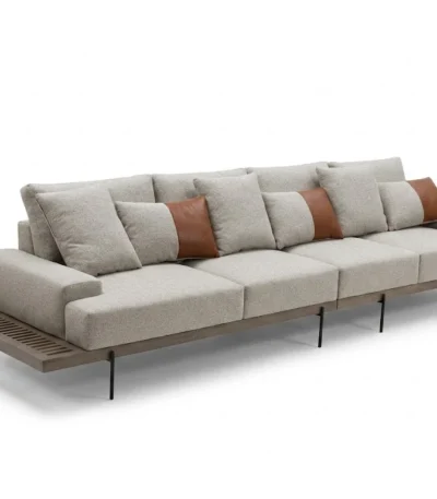 "Laura U Modern Outdoor Sofa | كنبة زاوية (U-Shape) خارجية فاخرة