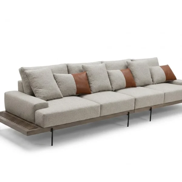"Laura U Modern Outdoor Sofa | كنبة زاوية (U-Shape) خارجية فاخرة