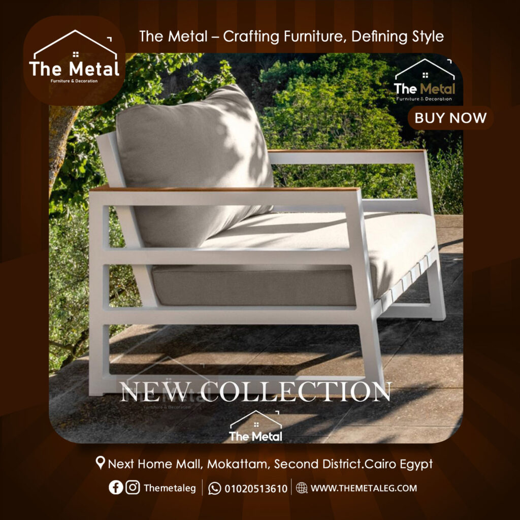 Tiran Outdoor Bar Chair – Modern Minimalist Design