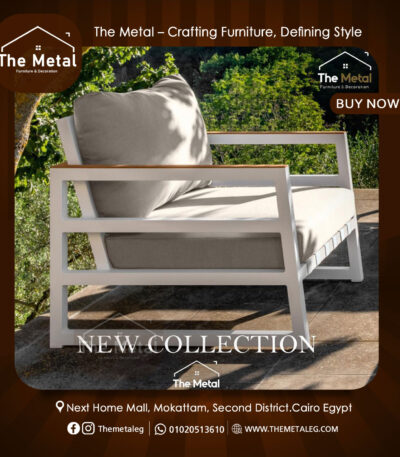 Tiran Outdoor Bar Chair – Modern Minimalist Design