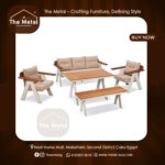 Havana Outdoor Set – Pine Wood & Electrostatic Metal