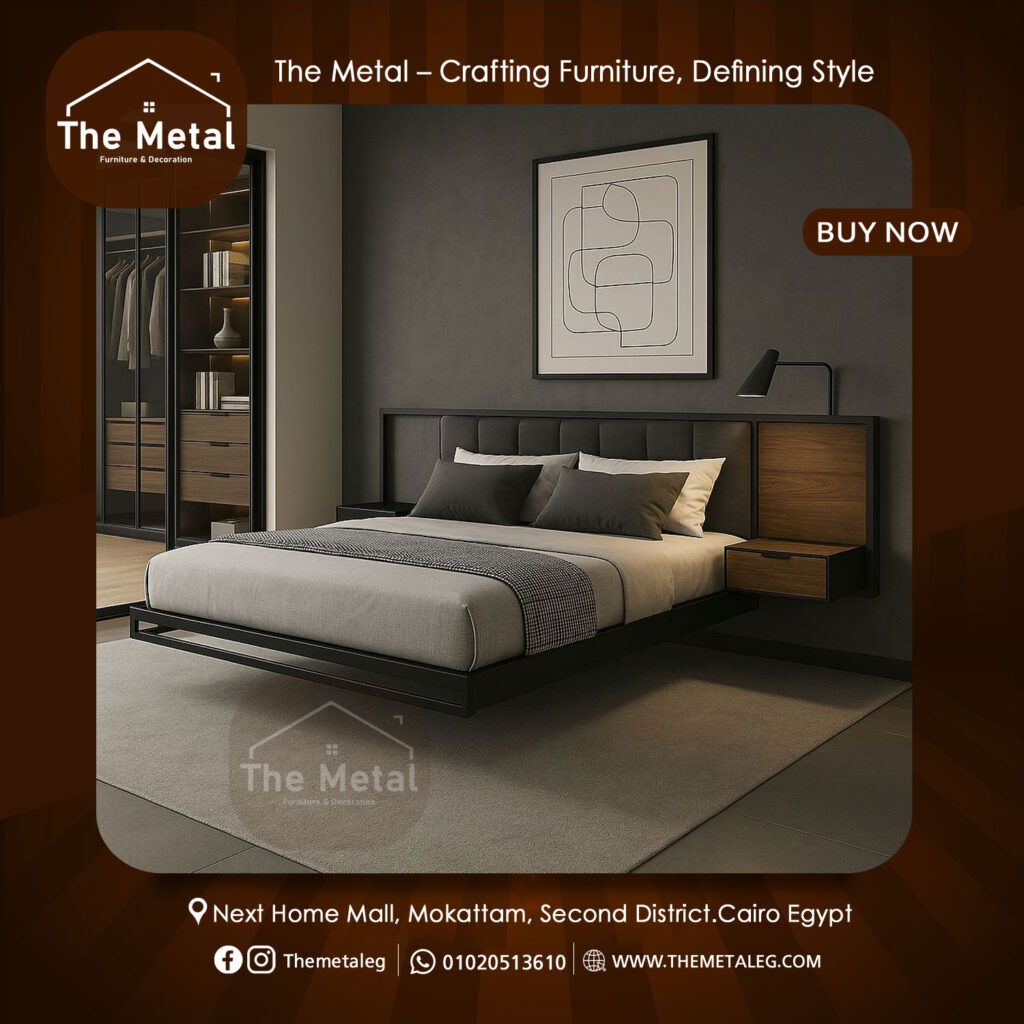 The Illuminated Floating Bed – Metal Masterpiece