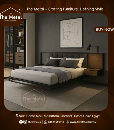 The Illuminated Floating Bed – Metal Masterpiece