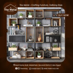 Norma Bookshelf – Stunning Celestial Wood & Metal Design by The Metal