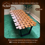 Dafeera Dining Table – Premium Beech & Teak Wood Design