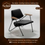 Cassio Chair — Modern Metal Armchair