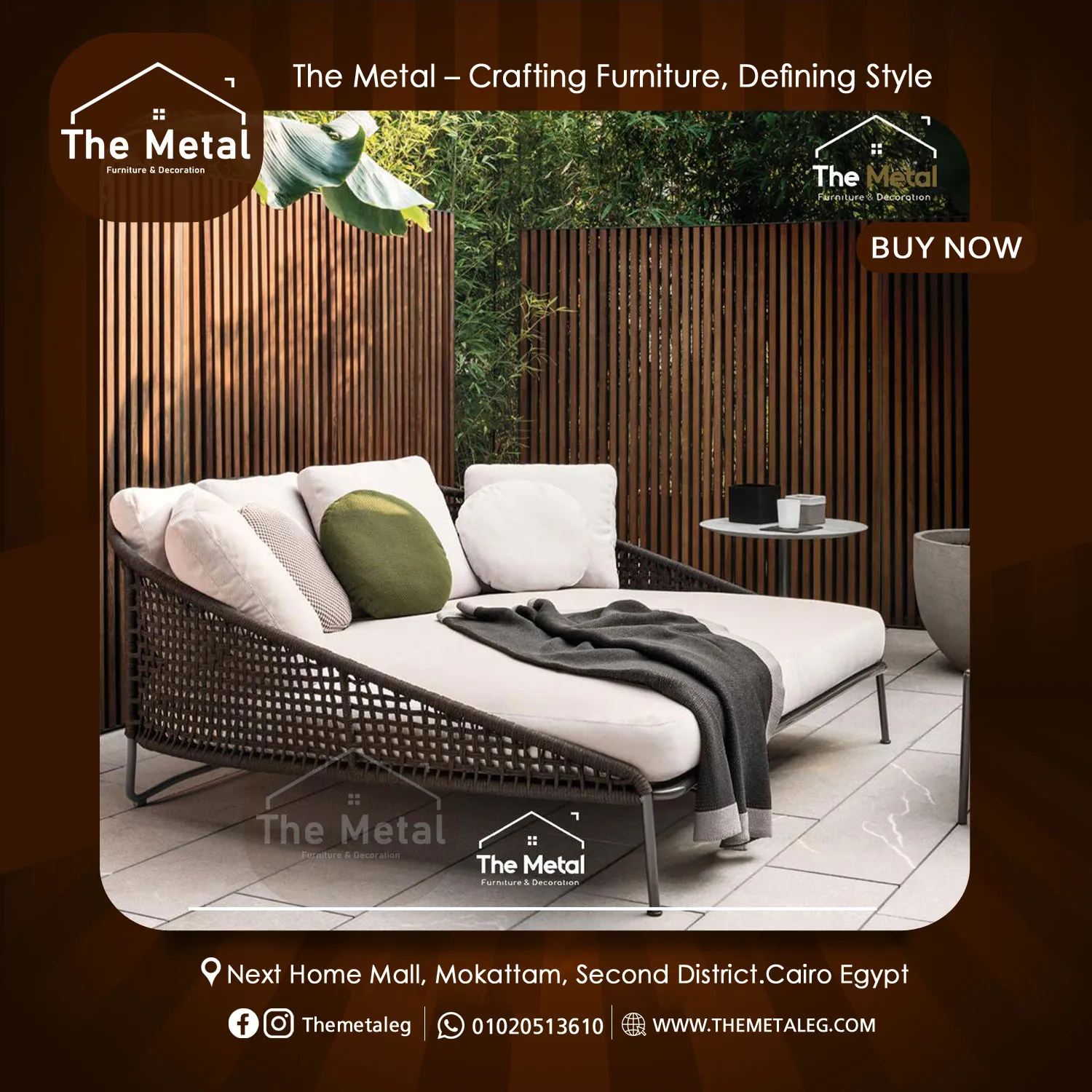 Seashell Daybed – Luxury Outdoor Weatherproof Lounger Seashell Daybed – Luxury Outdoor Weatherproof Lounger