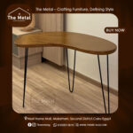 Wood & Metal Computer Desk – Premium Industrial Rustic Home Office Table