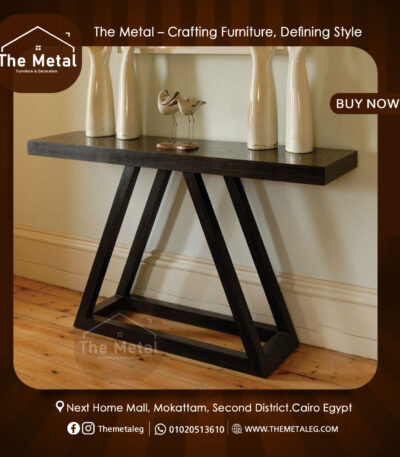 Console Table – The Metal | Modern Wood & Metal Design