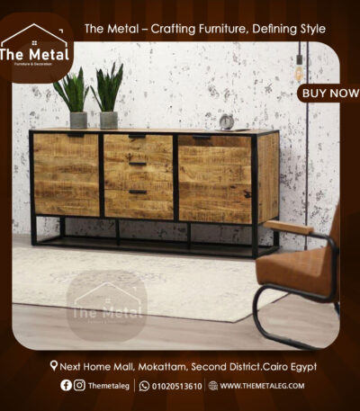 Buffet – The Metal | Premium Industrial Wood & Metal Sideboard