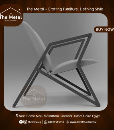 Butterfly Chair (The Metal) – Modern Wood & Metal Armchair