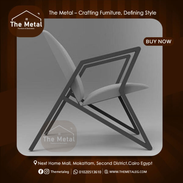 Butterfly Chair (The Metal) – Modern Wood & Metal Armchair