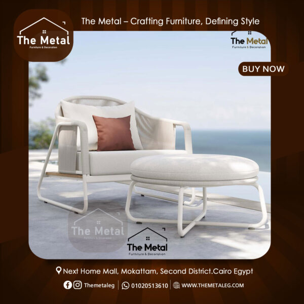 Luxury Modern Lounge Chair – The Metal