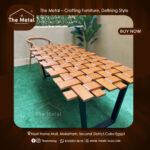 Dafeera Dining Table – Premium Beech & Teak Wood Design