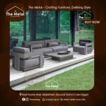 Outdoor Hardwood Iron Set – Premium Modern Outdoor Furniture