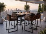 "Haya Outdoor Dining Table - طقم طاولة طعام خارجية